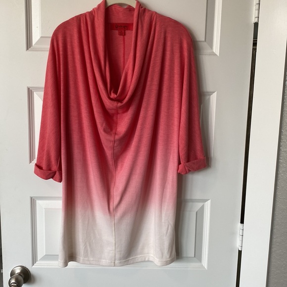 Belle Gray by Lisa Rinna Cowl-Neck Tunic - Picture 1 of 6